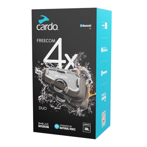 Cardo Freecom 4x Intercom - Duo Twin Pack