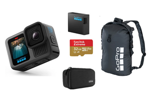 GoPro HERO13 Black Action Camera 4K - Specialty Bundle + FREE RUKSACK