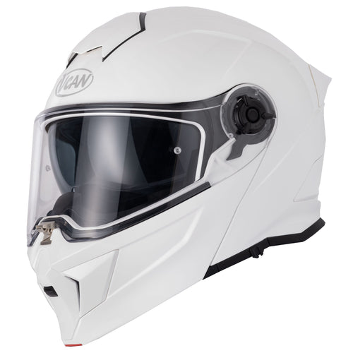 Vcan H276 Gloss White Helmet