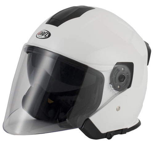 Vcan H586 Gloss White Helmet