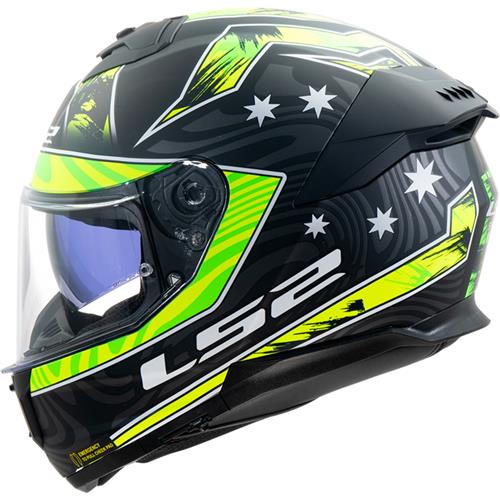 LS2 FF808 STREAM II Galdam Black/Hi-Vis Yellow
