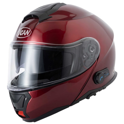 Vcan H272 Blinc A4 Helmet Gloss Burgundy