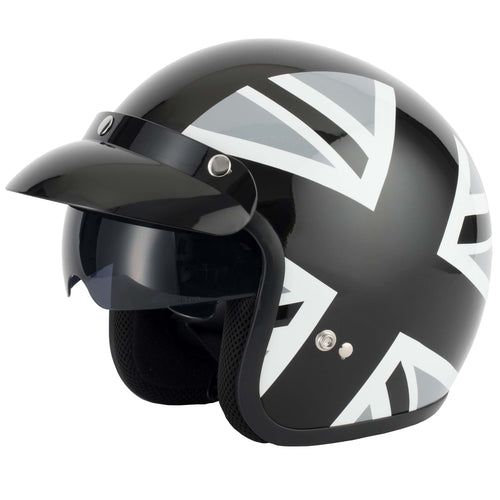 Vcan V537 Black Jack Helmet