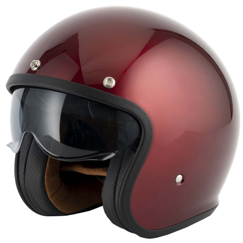 Vcan H589 Gloss Burgundy Helmet