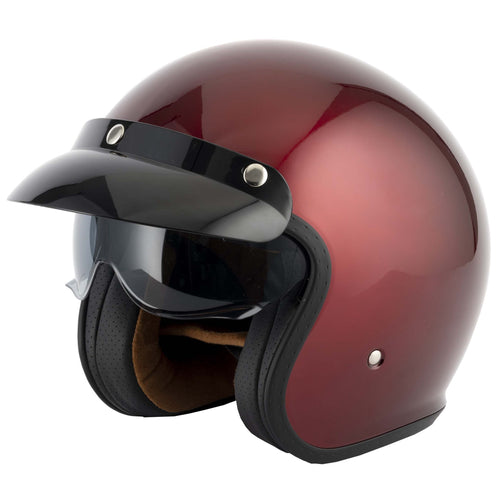 Vcan H589 Gloss Burgundy Helmet