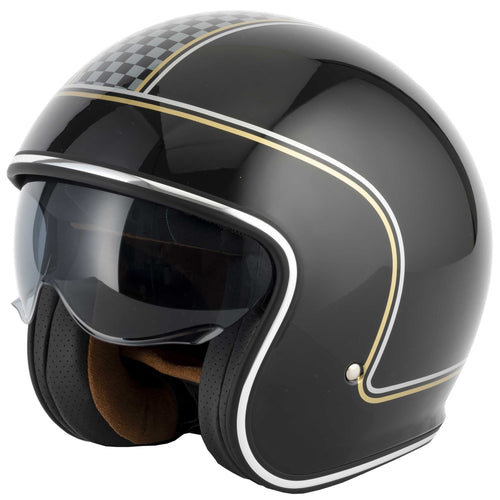 Vcan H589 Classic Chequer Helmet