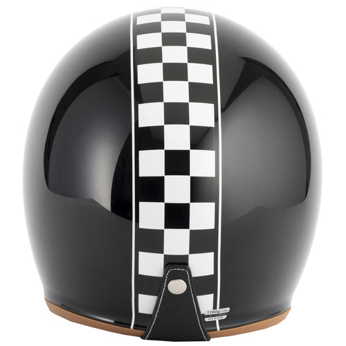 Vcan H589 Classic Victory Gloss Black Helmet