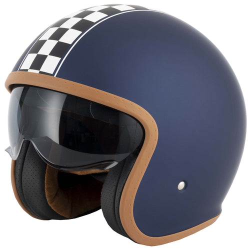 Vcan H589 Classic Victory Matt Blue Helmet