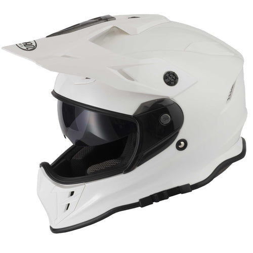 Vcan H331 Dual Sport Gloss White