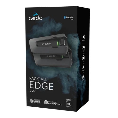 Cardo Packtalk Edge Mesh Intercom System - Double