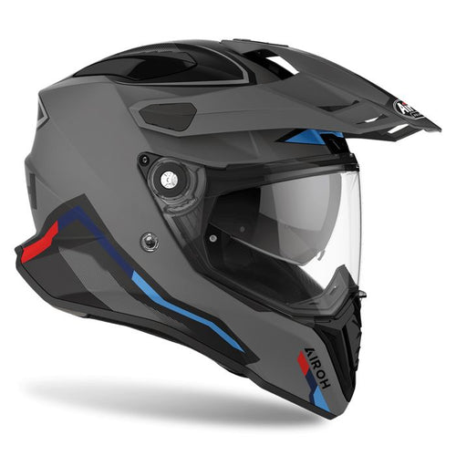 Airoh Commander 'Factor' Adventure Motorcycle Helmet - Anthracite Matt