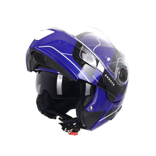 Airoh Specktre Flip-Front Helmet - Groove Blue Gloss