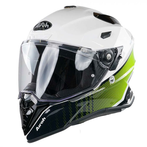 Airoh Commander Adventure Helmet - Progress Lime Gloss