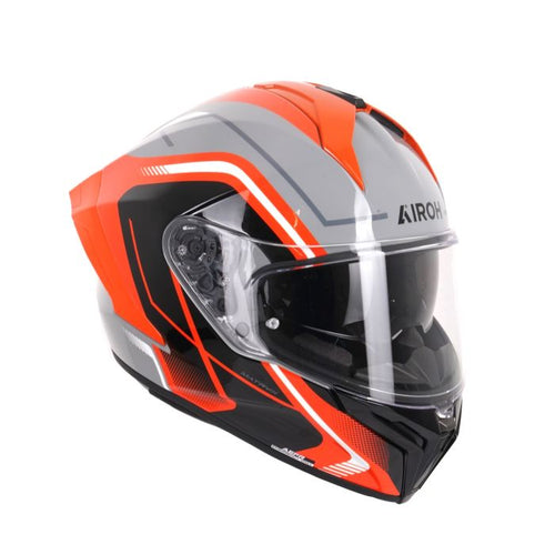 Airoh Matryx Helmet - Wide Orange Gloss