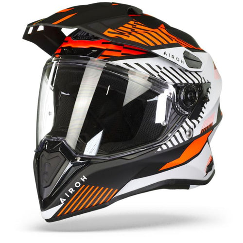 Airoh Commander Adventure Helmet - 'Boost' Orange Matt