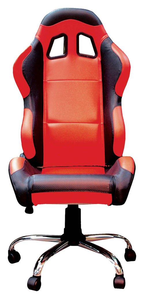 BikeTek Team Chair Red With Black Trim