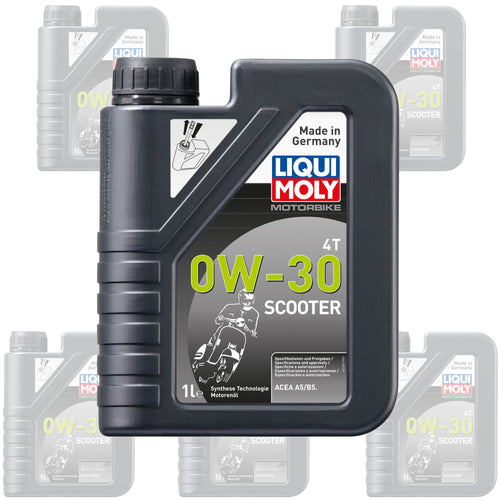 Liqui Moly Oil 4 Stroke - Semi Synth - Scooter - 0W-30 1L [21153]  (Box Qty 6)