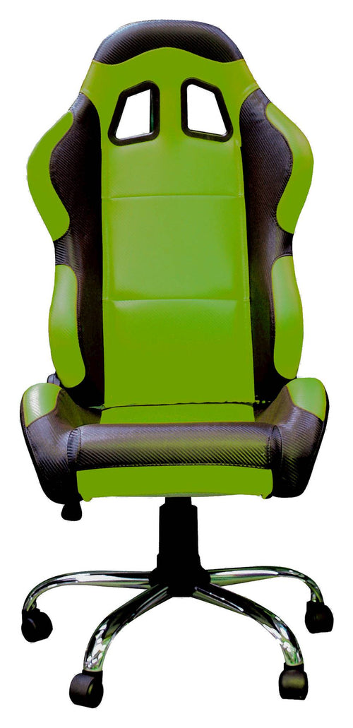 BikeTek Team Chair Green With Black Trim - Kawasaki
