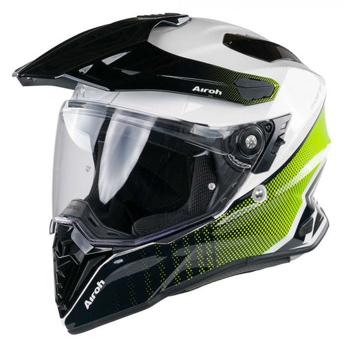 Airoh Commander Adventure Helmet - Progress Lime Gloss