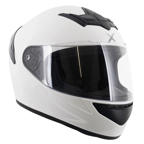 Axor Rage Full Face Helmet - Gloss White