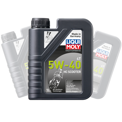 Liqui Moly Oil 4 Stroke - Semi Synth - Hc Scooter - 5W-40 1L [20829] (Box Qty 6)