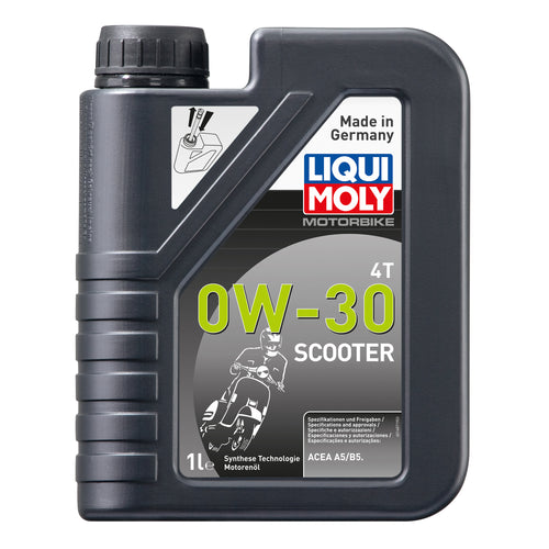 Liqui Moly Oil 4 Stroke - Semi Synth - Scooter - 0W-30 1L #21153 #ACEA A5/B5