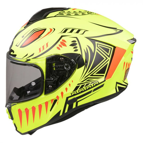 Airoh Spark Flow Helmet - Matt Yellow Fluro Vibe