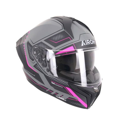 Airoh Matryx Helmet - Rocket Pink Matt