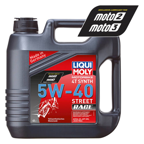 Liqui Moly 4 Stroke Fully Synthetic Street Race 5W-40 4L - #1685