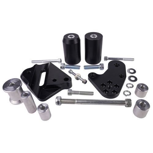 BikeTek Black STP Crash Protector For Kawasaki ER6-F 06>