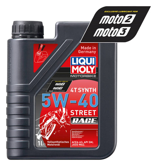 Liqui Moly 4 Stroke Fully Synthetic Street Race 5W-40 1L - #2592