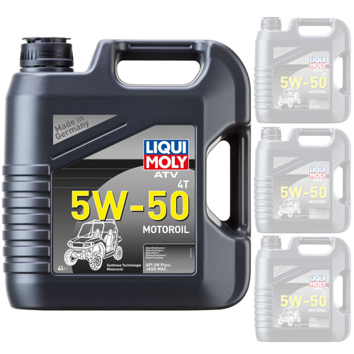 Liqui Moly Oil 4 Stroke - Semi Synth - Atv Motoroil - 5W-50 4L [20738] (Box Qty 4)