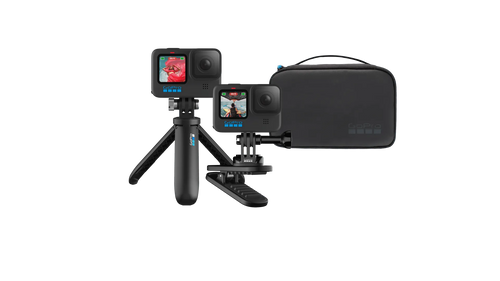 GoPro Travel Kit - Shorty + Magnetic Swivel Clip + Camera Case