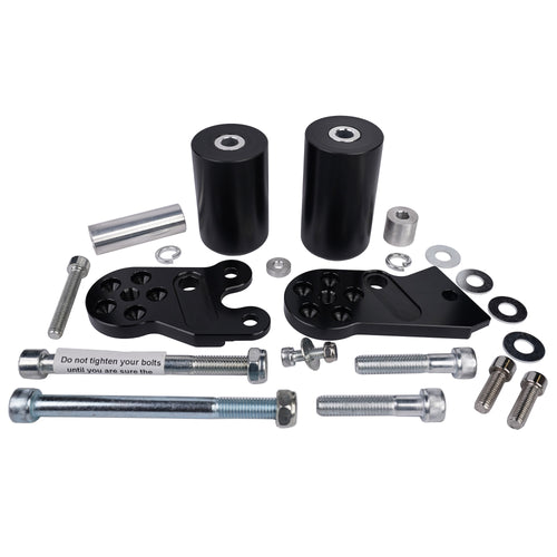 BikeTek Black STP Crash Protector For Kawasaki ER6N 10>