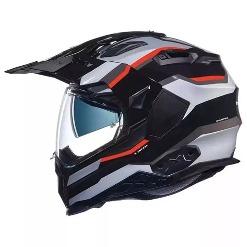 Nexx X WED 2 Patrol Black /Grey/Red Adventure Helmet
