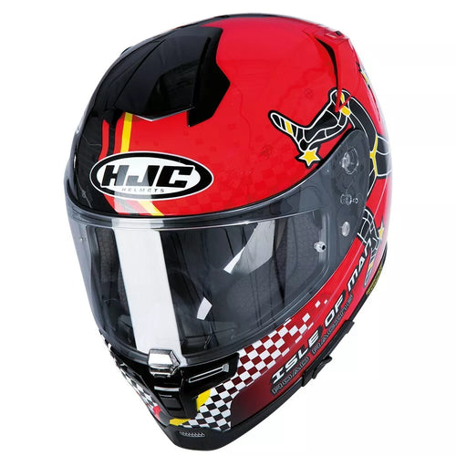 HJC RPHA 70 Isle Of Man IOM Red/Black