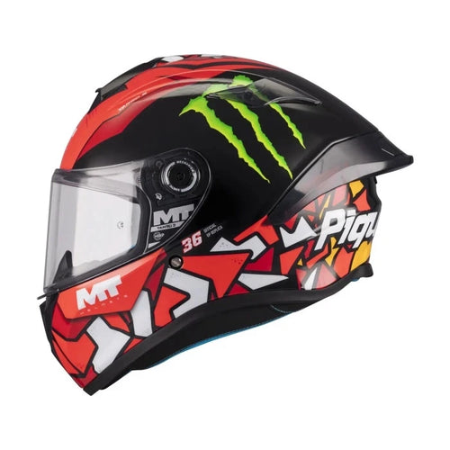 MT Targo S Full Face Motorcycle Helmet Piqueras B5 Gloss