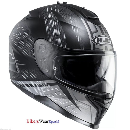 HJC IS-17 Enver Black/Grey Pinlock Helmet