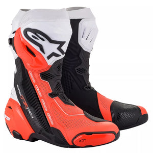 Alpinestars Supertech R BLACK WHITE RED FLUO (124)