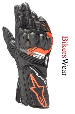 Alpinestars SP-8 V3 Gloves Black Red flu