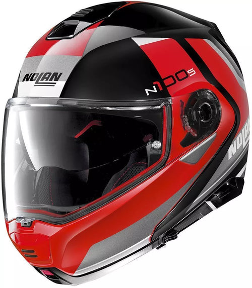 Nolan N100-5 Plus Hilltop Glossy Black/Red