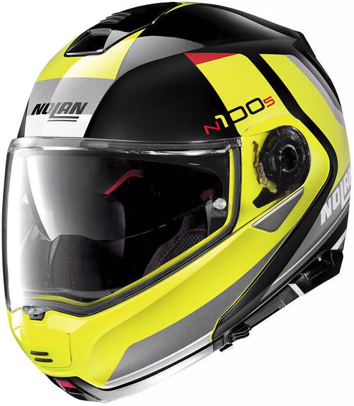 Nolan N100-5 Plus Hilltop Glossy Black/Fluo Yellow
