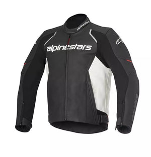 Alpinestars Devon Leather Jacket Black / white