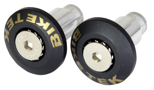 Biketek 'Flush Fit' Black 13mm & 18mm Bar Ends