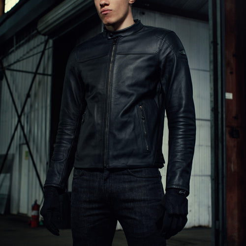 Alpinestars Blacktrack Leather Jacket Black/Black