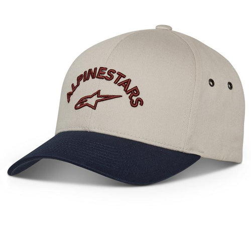 Arced Hat Natural Navy