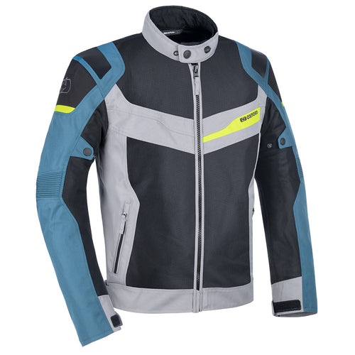 Oxford Dakar Dry2Dry Air MS Jacket Silver/Blue/Fluo - 3XL