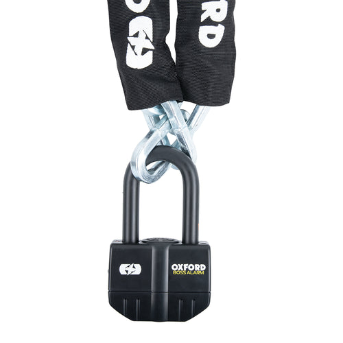 Oxford Boss Alarm Chain Lock - 12mm x 1.5m