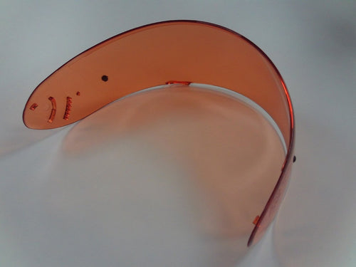 RACE SUPPORT VISOR CW-1 PN HIGH DEF AMBER NOT ROAD LEGAL
