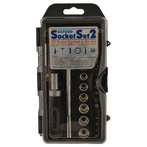 OXFORD SOCKET SET 2 29PC SOCKET AND BIT SET
